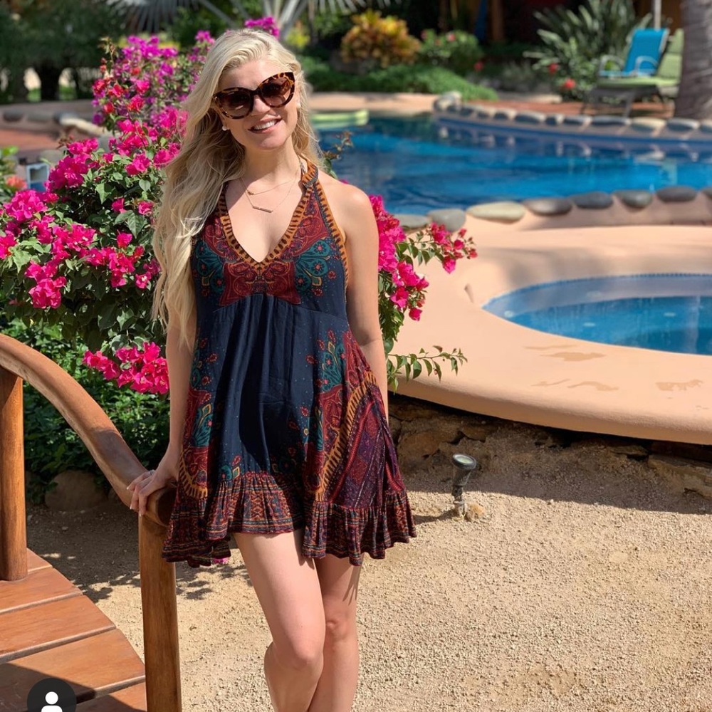 Mini Free People boho dress Extra Small - Picture 2 of 2